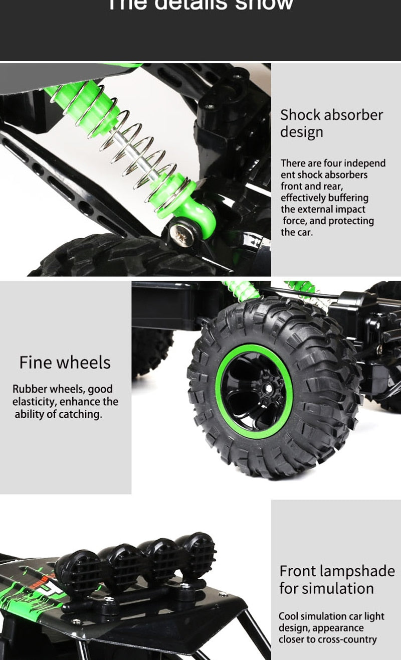 Powerful RC 4WD Monster Offroad Truck