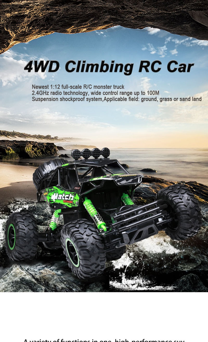Powerful RC 4WD Monster Offroad Truck