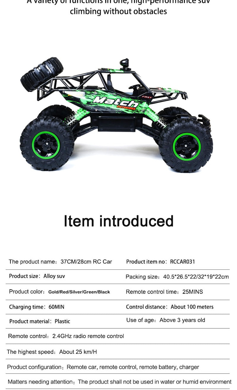 Powerful RC 4WD Monster Offroad Truck