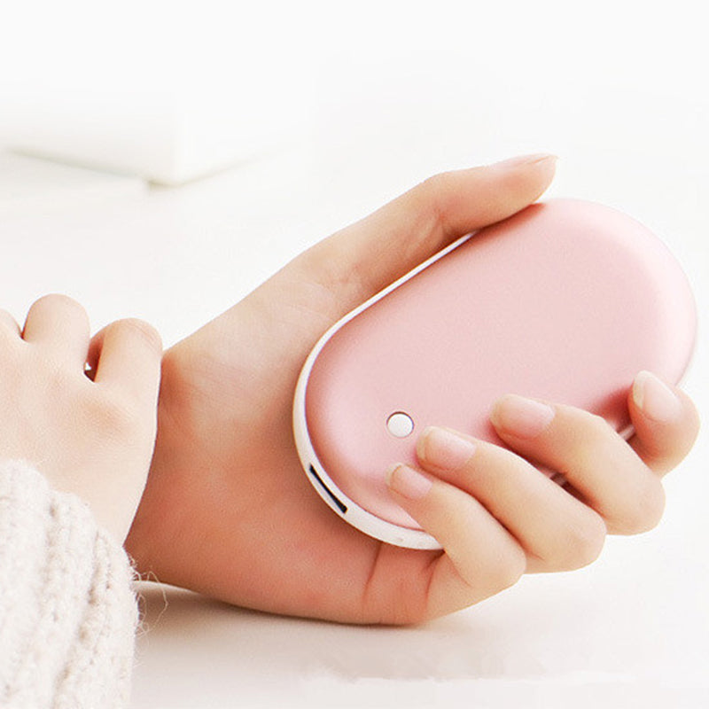 Portable Fast Hand Warmer Power Bank with USB-C