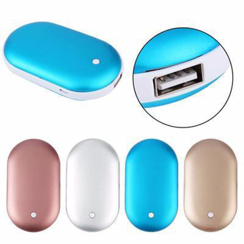 Portable Fast Hand Warmer Power Bank with USB-C