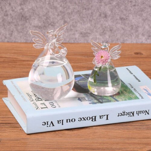 Clear Elegant Glass Flower Vase
