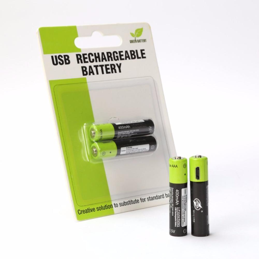 Long Lasting Rechargeable AAA Batteries USB