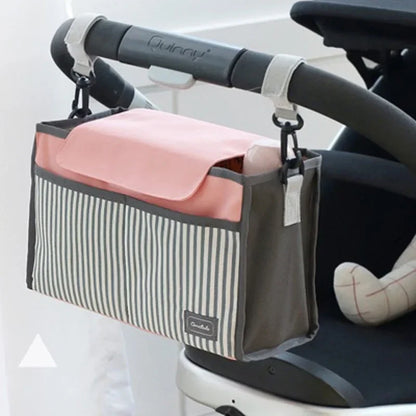 Spacious Baby Bag with Pockets for Bottles and Diapers
