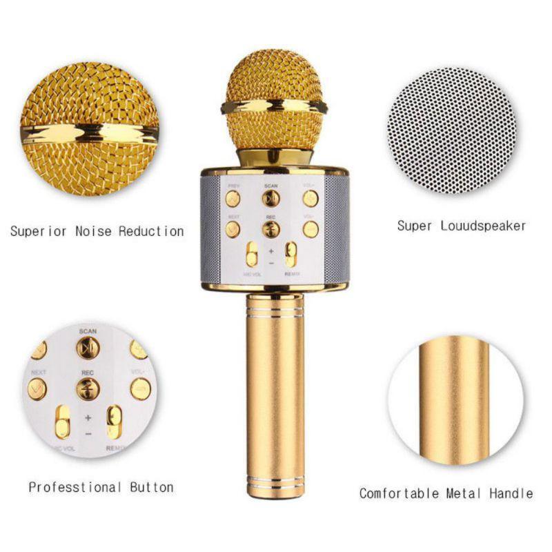 Portable Bluetooth Karaoke Mic