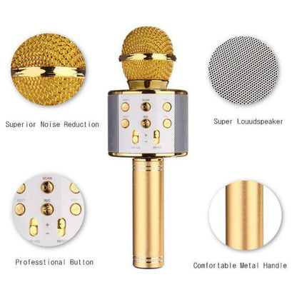 Portable Bluetooth Karaoke Mic