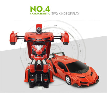 Fast 2 in 1 Remote Control Transforming Car Toy