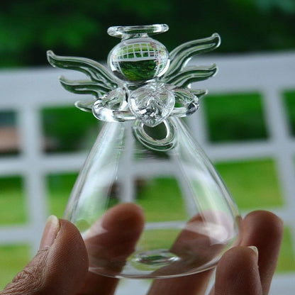 Clear Elegant Glass Flower Vase