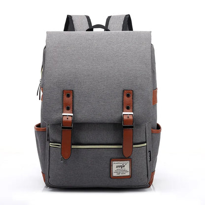 Classic Leather College Backpack
