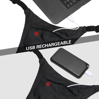 Visible LED Safety Vest for Cycling Outdoor Use