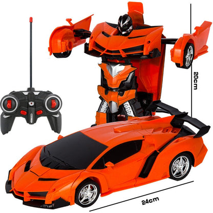 Turbo 2-in-1 Remote Control Transforming Car Toy
