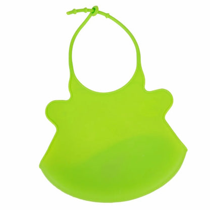 Soft Silicone Baby Bib with Spill Tray - Waterproof & Adjustable
