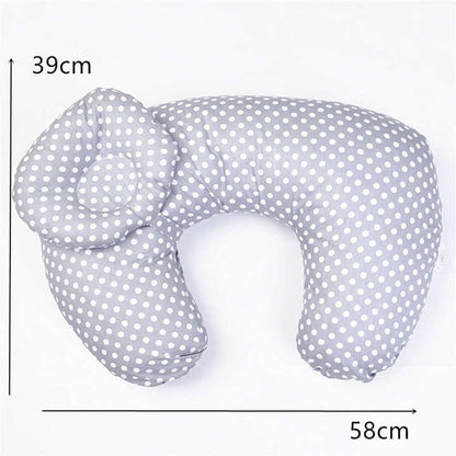 Comfortable Nursing Pillow with Baby Head Rest