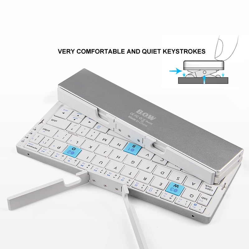 Compact Portable Wireless Mini Keyboard