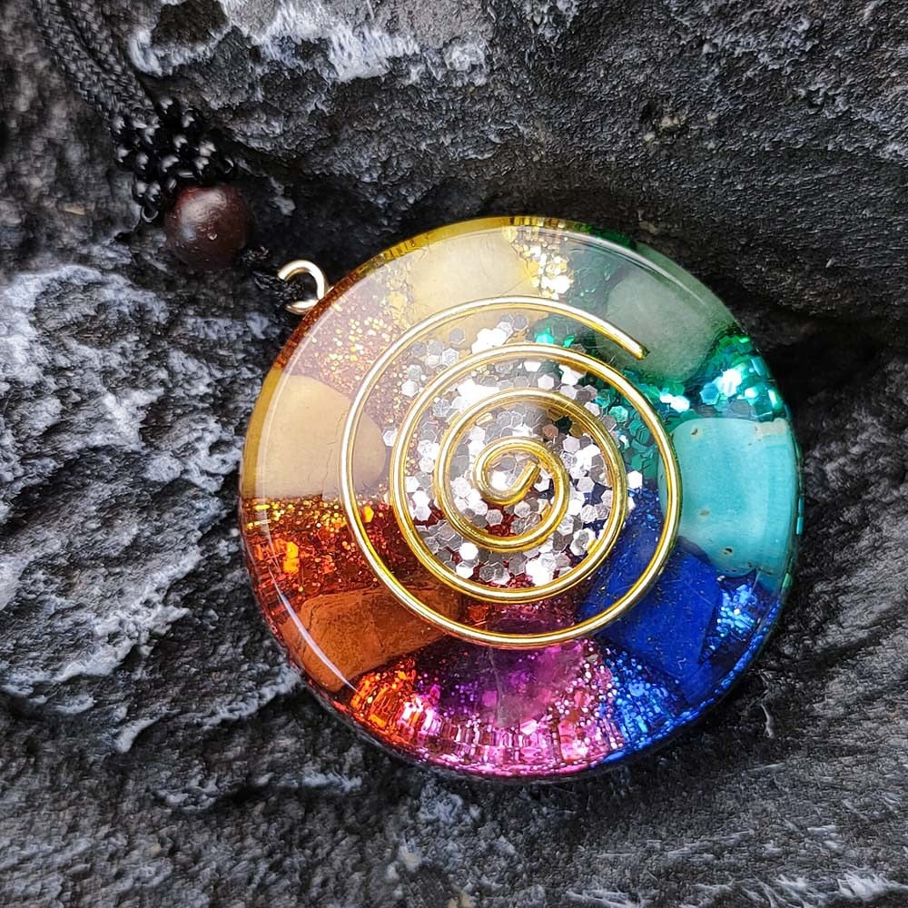 Calming Yoga Geometric Pendant Necklace