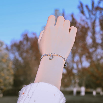 Lovely Heart Couple Magnetic Bracelet