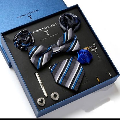 Elegant Men's Tie Accessory Gift Set