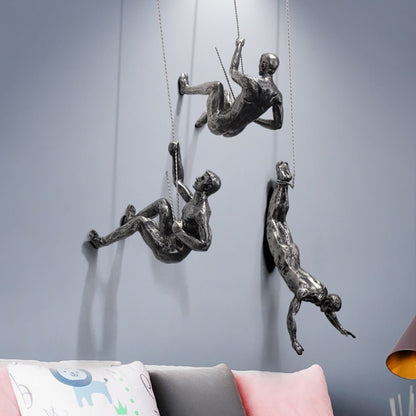 3D Climbing Wall Art Decoration