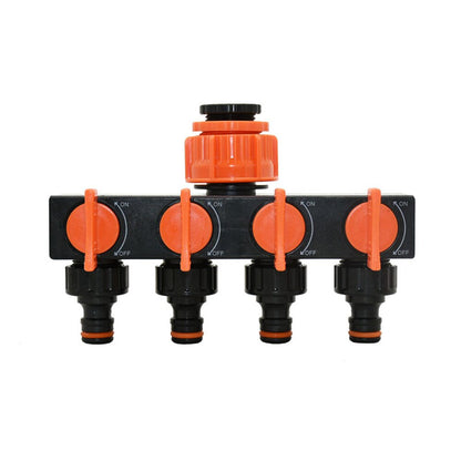 4-Way Outdoor Water Splitter Valve