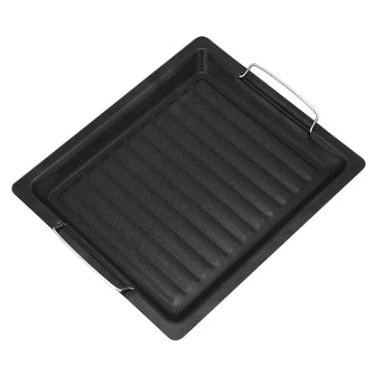 Large Reversible Cast Iron Grill Pan for Gas Grill & Stove