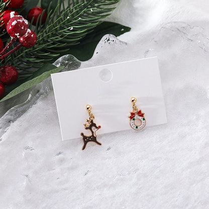 Fesara | Festive Holiday Cheer Drop Earrings