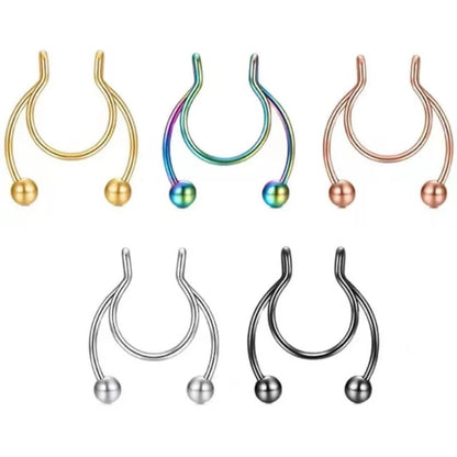 Strong Magnetic Stainless Nose Ring