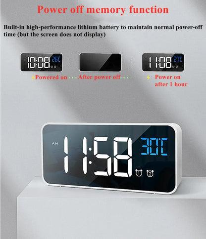 Intelligent LED Clock Radio with Voice Assistant