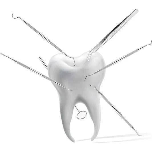 Dental Cleaning Tool - Stainless Steel Pick & Scraper - Fesara