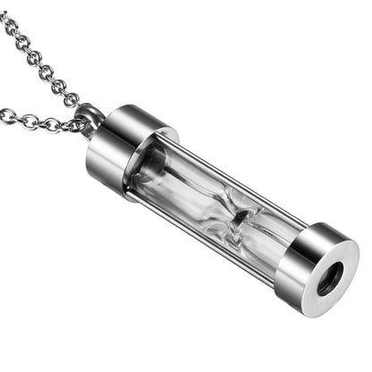 Timeless Sand Timer Pendant Necklace
