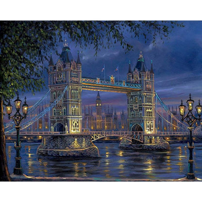 Colorful Cityscape Paint by Numbers Kit