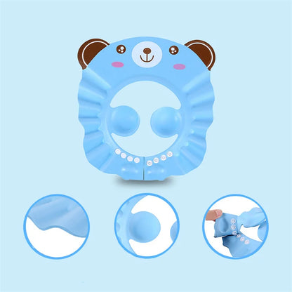 Soft Baby Ear and Face Shield for Bath Time
