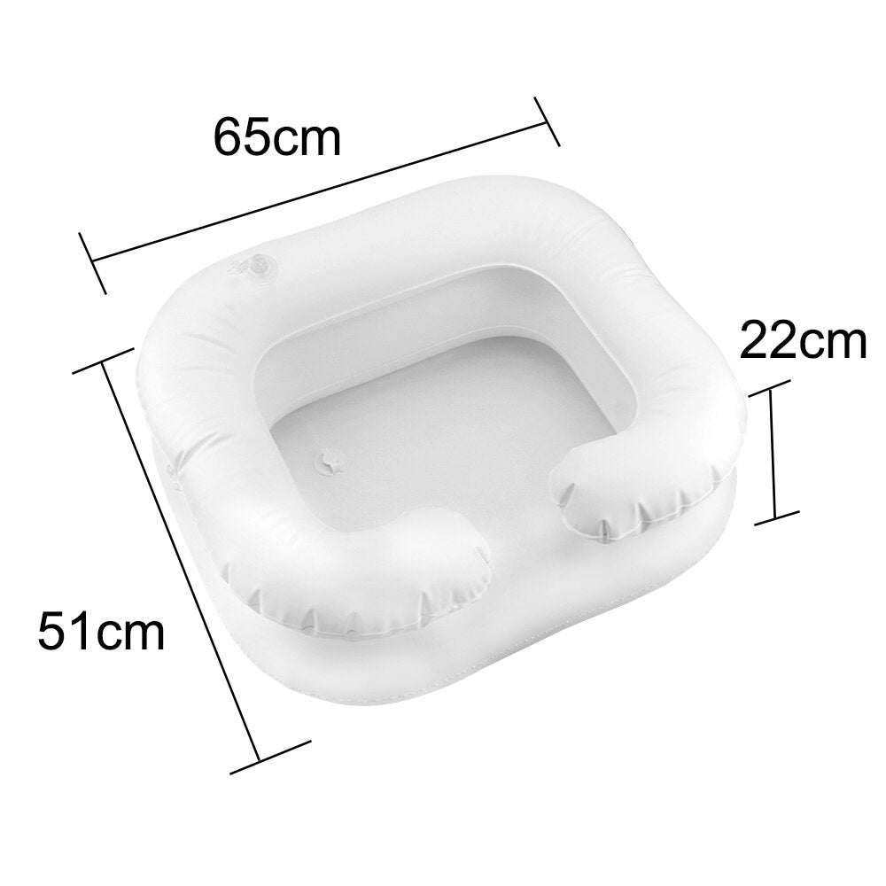 Portable Folding Hair Wash Basin with Drain