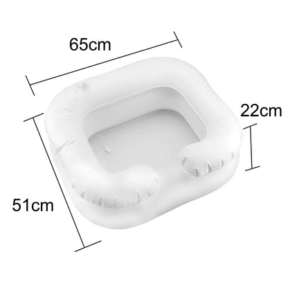 Portable Folding Hair Wash Basin with Drain