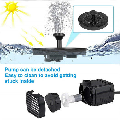 Solar Powered Garden Water Fountain