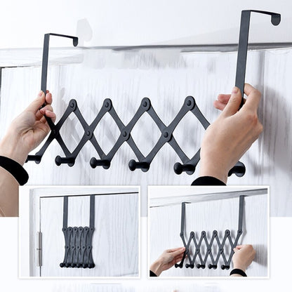 Space Saving Over Door Closet Hook Rack