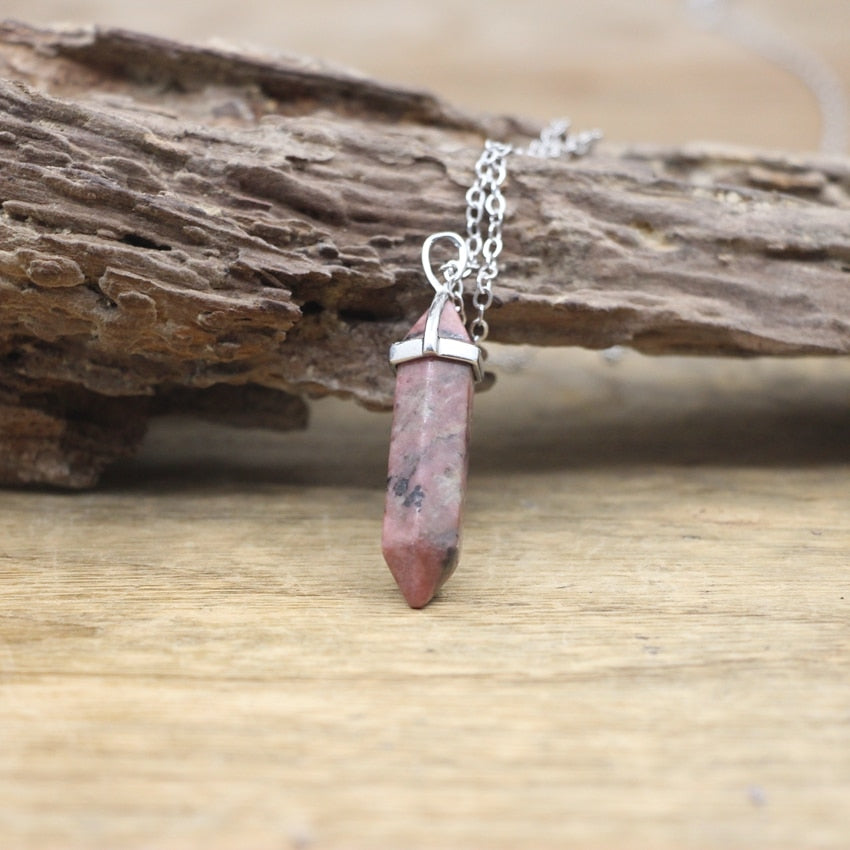 Boho Gemstone Chakra Pendant Necklace