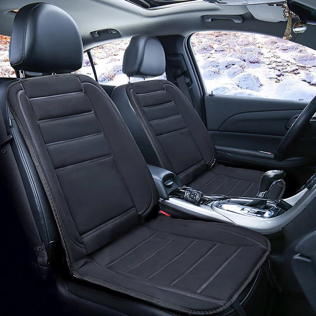 Warm Car Seat Heater Cushion - 12V Memory Foam Support