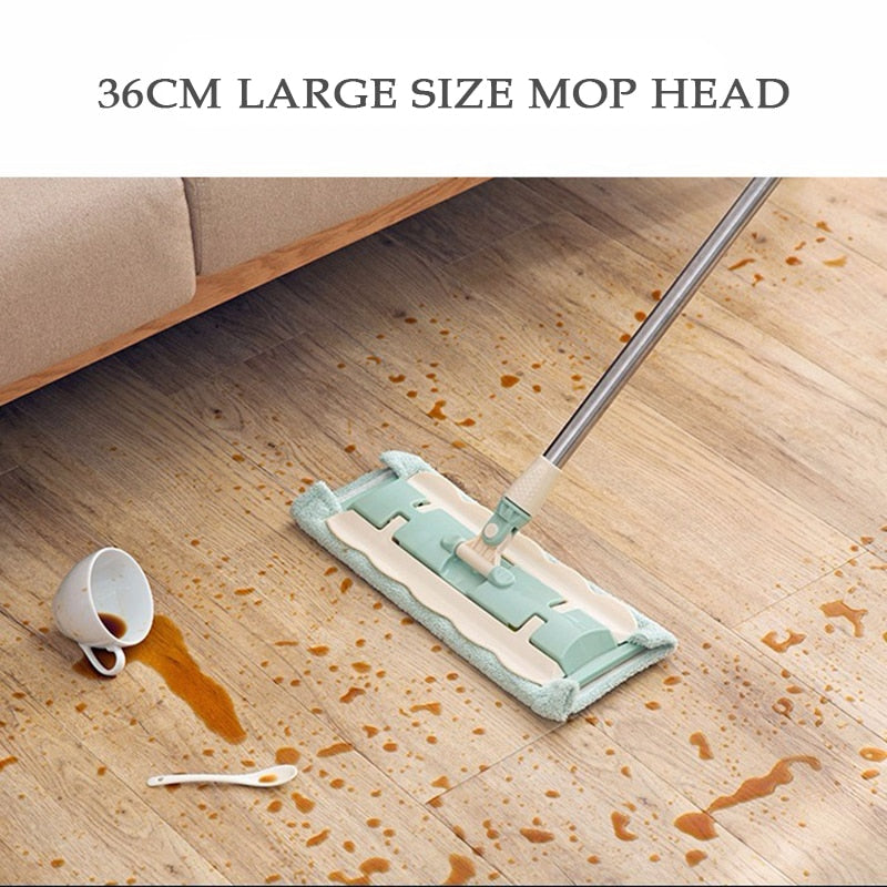 Extendable 360 Spin Flat Mop Cleaner