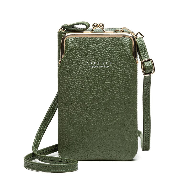 Practical Small Crossbody Leather Handbag