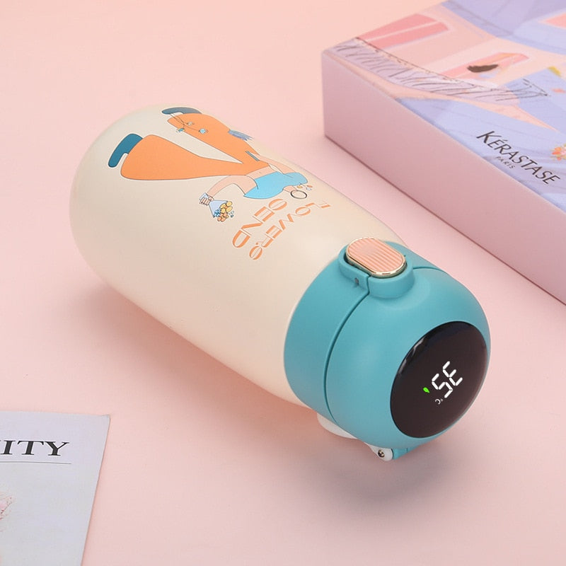 Colorful LED Smart Insulated Water Bottle
