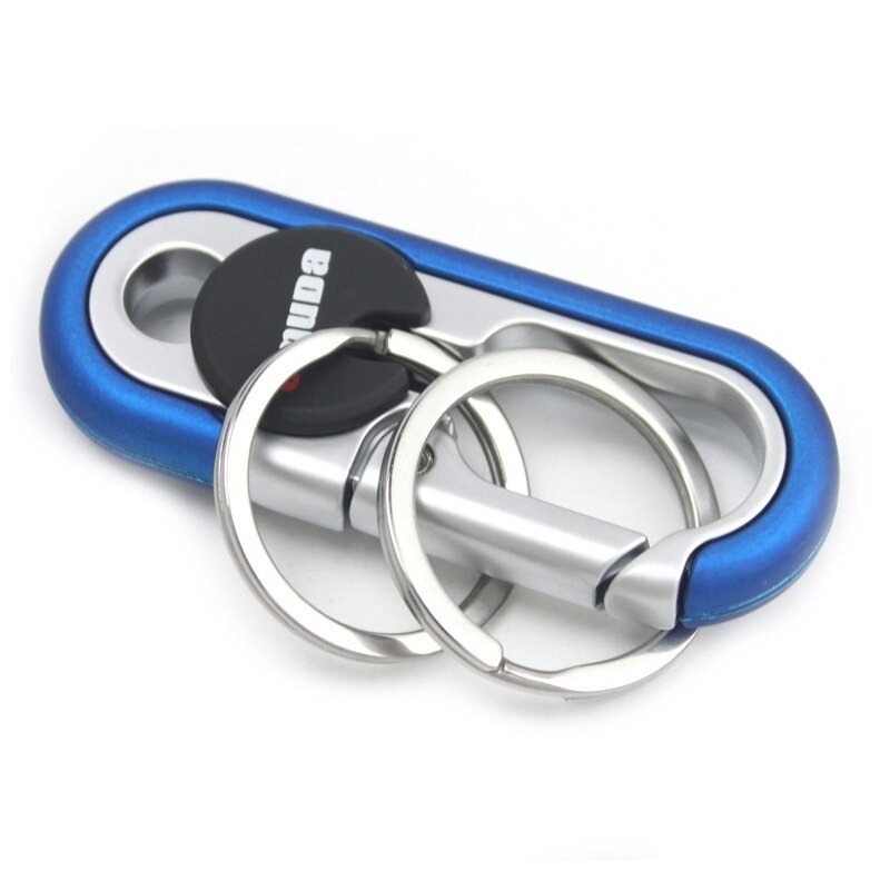 Strong Metal Double Loop Keychain