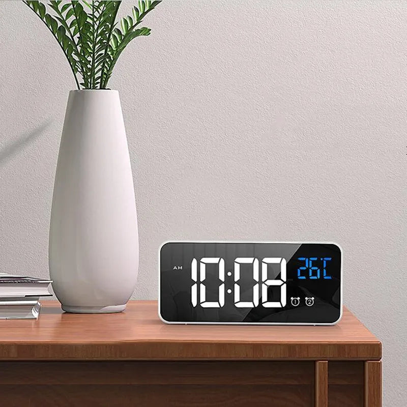 Intelligent LED Clock Radio with Voice Assistant