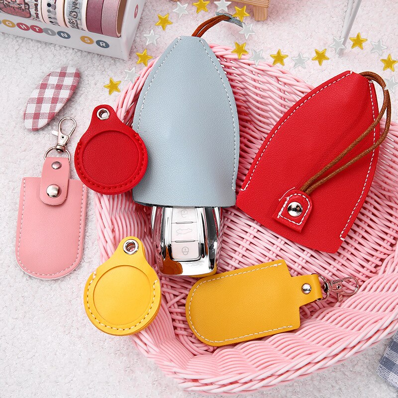 Colorful Fruit Pattern Keychain Holder