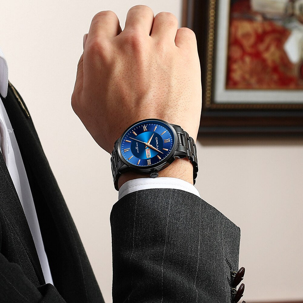 Premium Waterproof Quartz Chronograph Watch