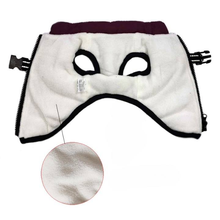 Cozy Dog Jacket with Integrated Safety Harness