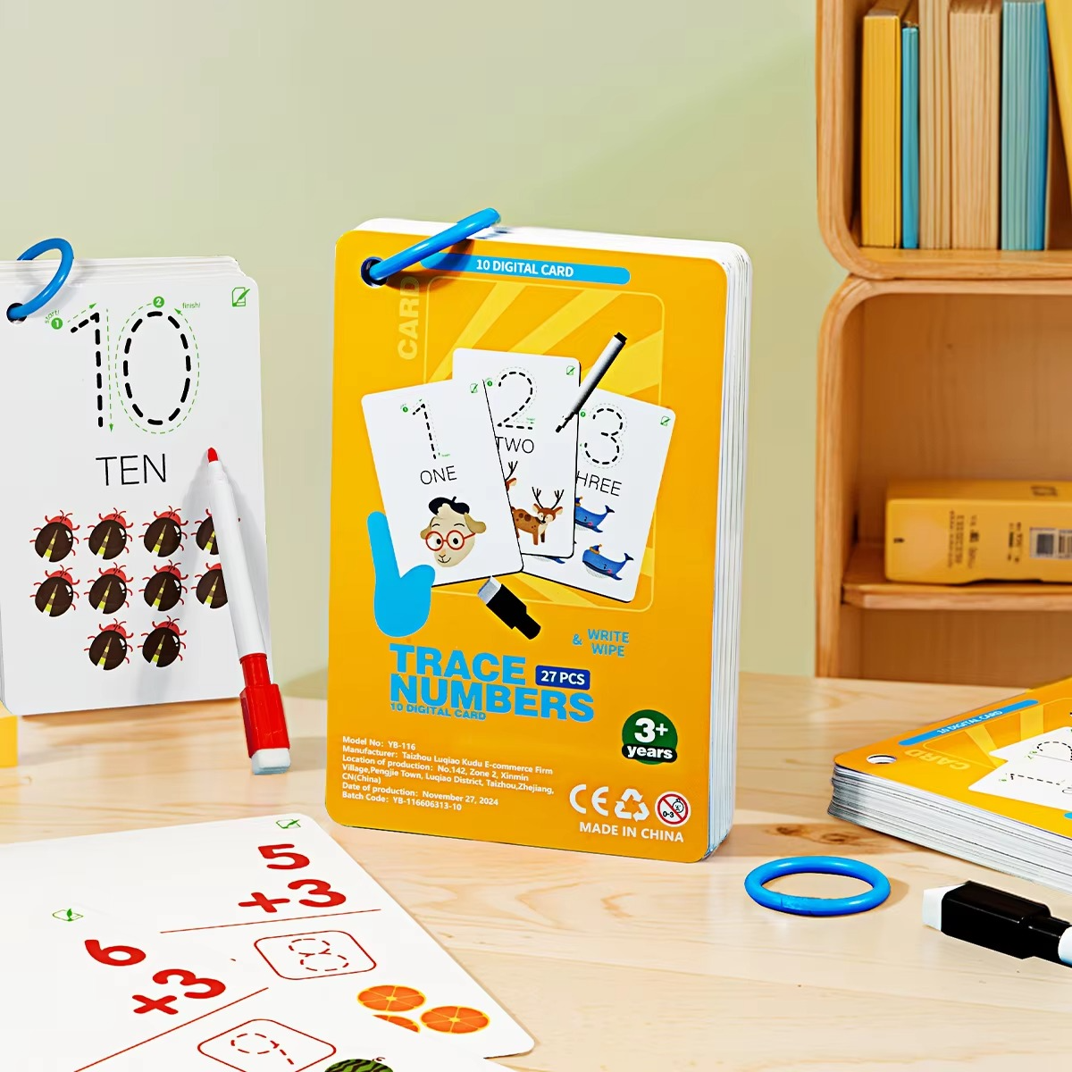 Washable Alphabet Tracing Book for Kids