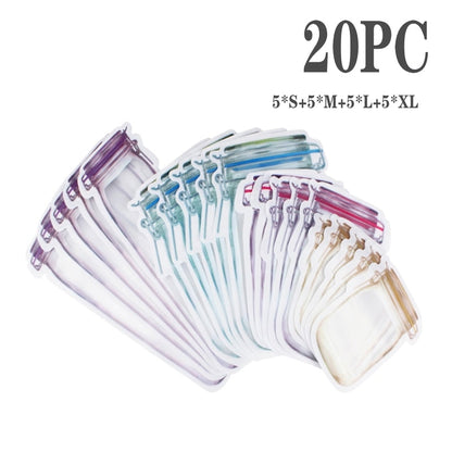 Clear Reusable Plastic Storage Bags