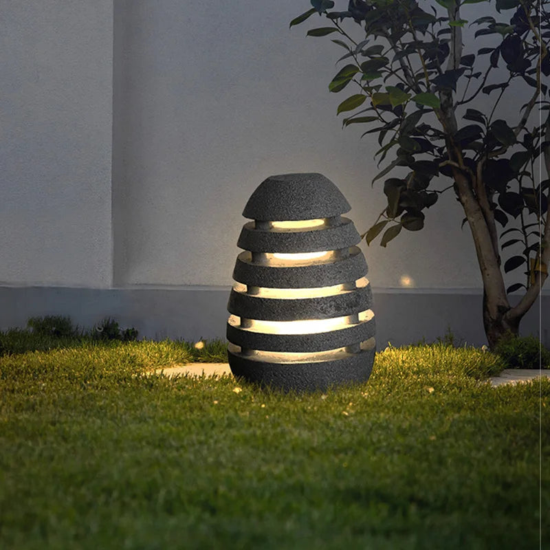 LUXELY Japanese Style Outdoor Garden Lamp - Energy-Efficient LED Outdoor Light Fixture with 50,000-Hour Lifespan-5