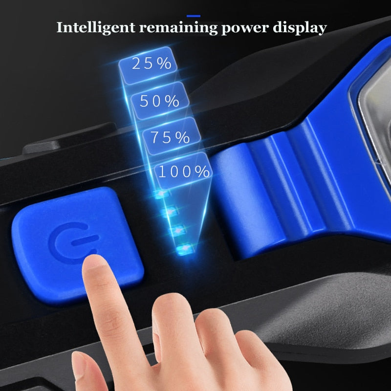 Portable Rechargeable LED Camping Flashlight Power Bank