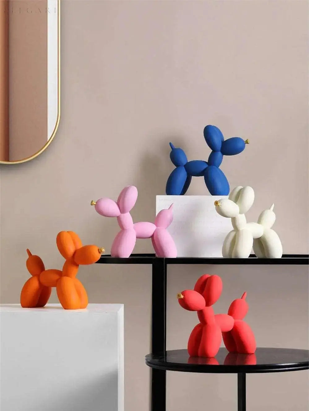 Inflated Golden Dog Balloon Decoration